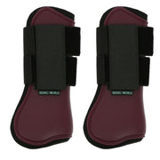 Riding World Stinchiere Tendon Boots Bordeaux — foto 1 di 2