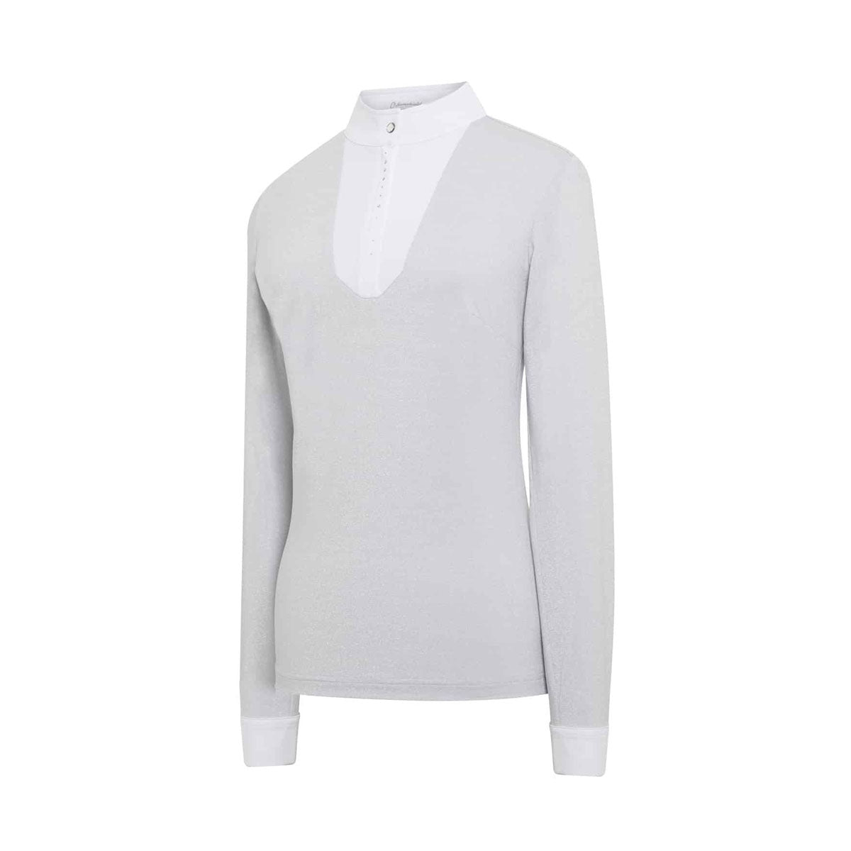 SAMSHIELD SAMSHIELD Ls Bianco polo e camicie 09SS-LS-SHRT-FAUSTINA WHITE LUREX 