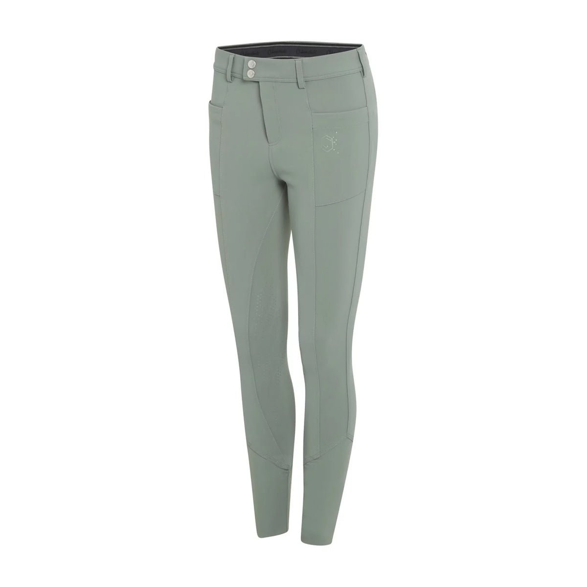 SAMSHIELD Pantaloni Da Equitazione Charlotte Samshield Verde 30SS-CHARLOTTE SEA SPRAY 