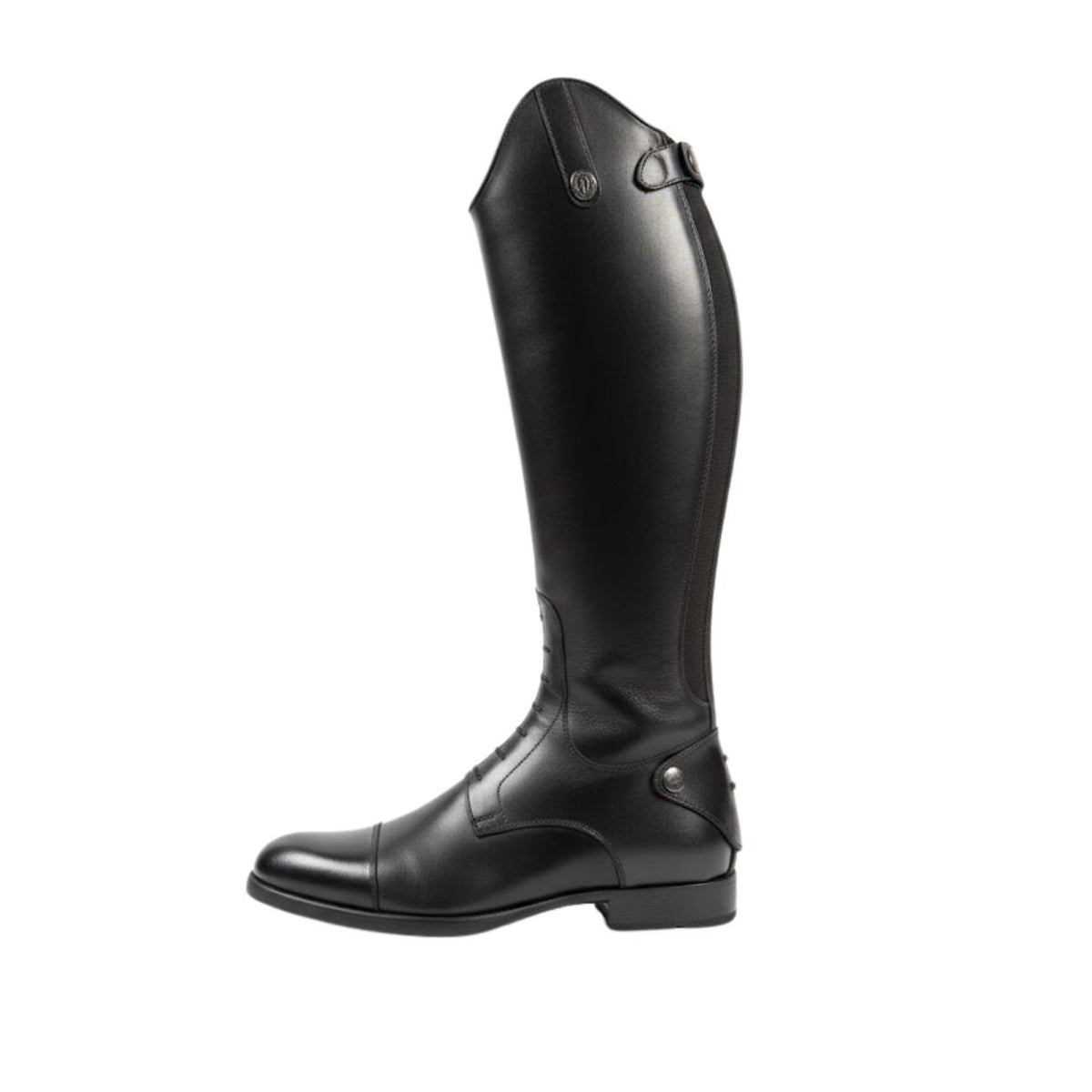 STIVALERIA VALENTINI Stivale In Pelle Liscia Stringato 020 NERO 