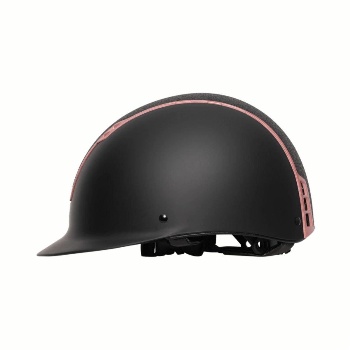 SWING Cap Da Equitazione H22 Shine Nero/Oro Rosa 51963 BLACK/ROSEGOLD 