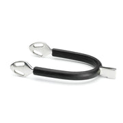 TATTINI TATTINI SPERONI GAMBO DRITTO MARTELLO CON RIVESTIMENTO IN GOMMA Argento per speroni 09TA-0810799 INOX 