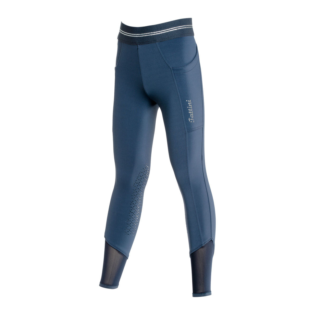 TATTINI TATTINI PANTALONE DONNA DA EQUITAZIONE CON GRIP MOD.AMARANTO Blu per pantaloni da equitazione 09TA0209551 BLU 