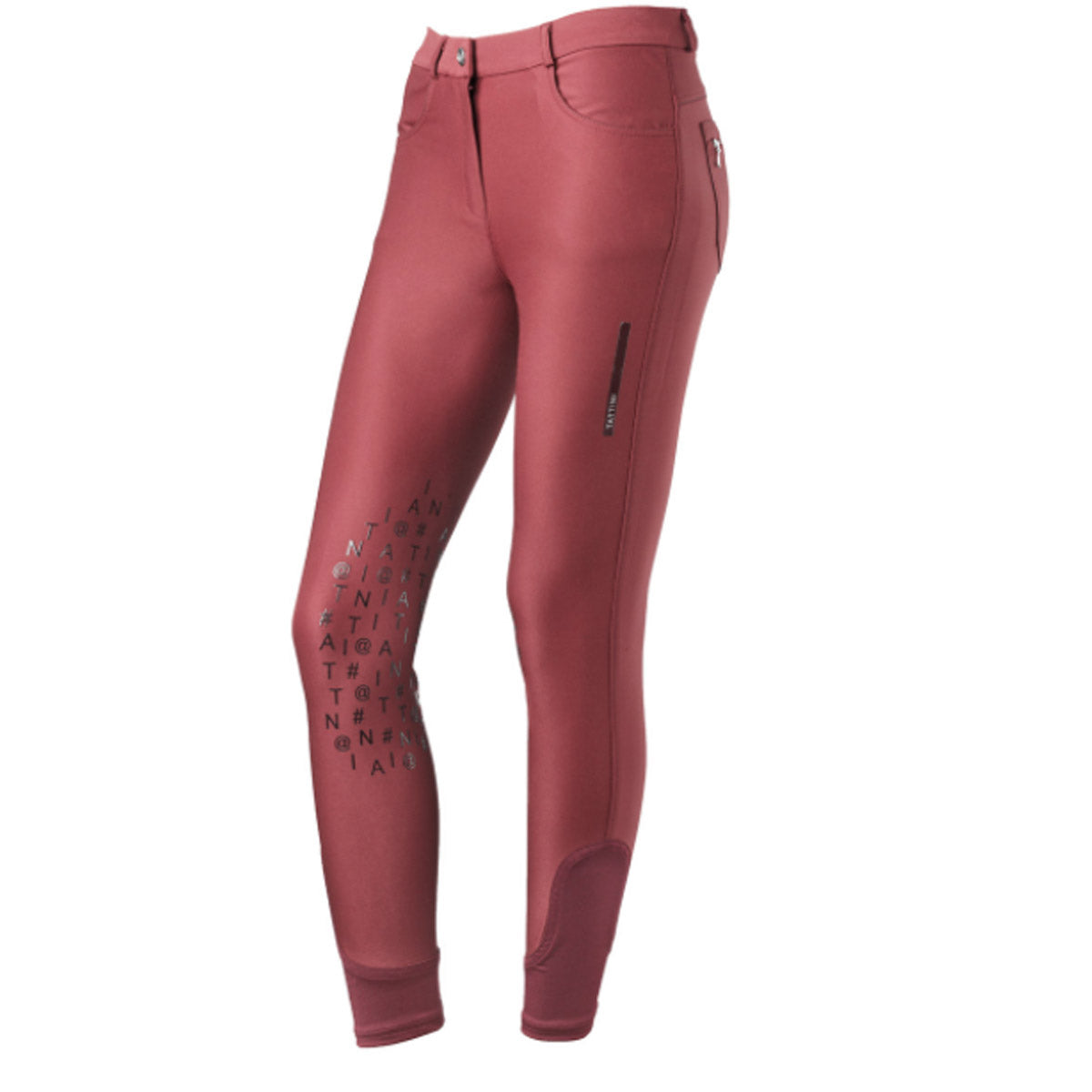 TATTINI TATTINI PANTALONE DONNA DA EQUITAZIONE CON GRIP MOD.AMARANTO Rosso per pantaloni da equitazione 09TA0209551 ROSSO BORDEAUX 
