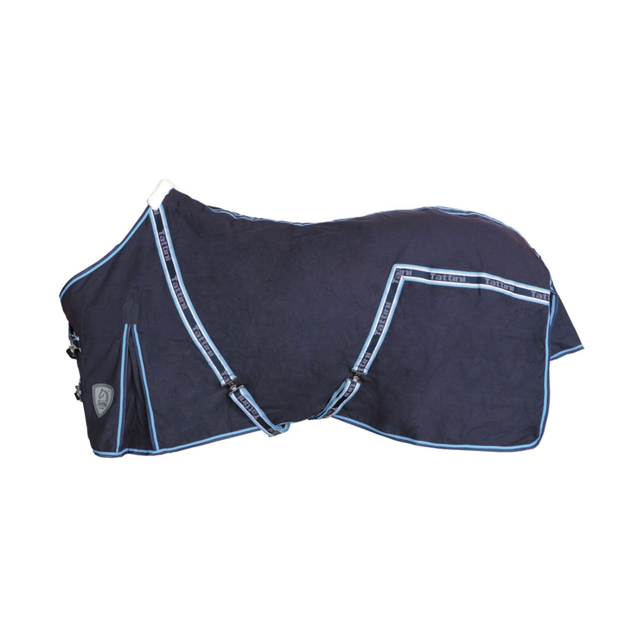 TATTINI TATTINI COPERTA IN COTONE PER PONY Blu per coperte da paddock 09TA2600902 BLU 