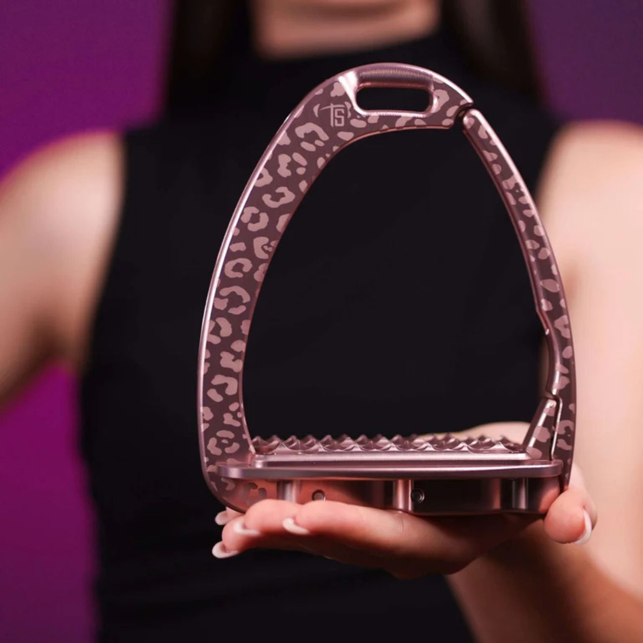 TECH STIRRUPS Venice Sloped Evo Leopard Oro Rosa TSVSELEORG LEOPARD ROSEGOLD 