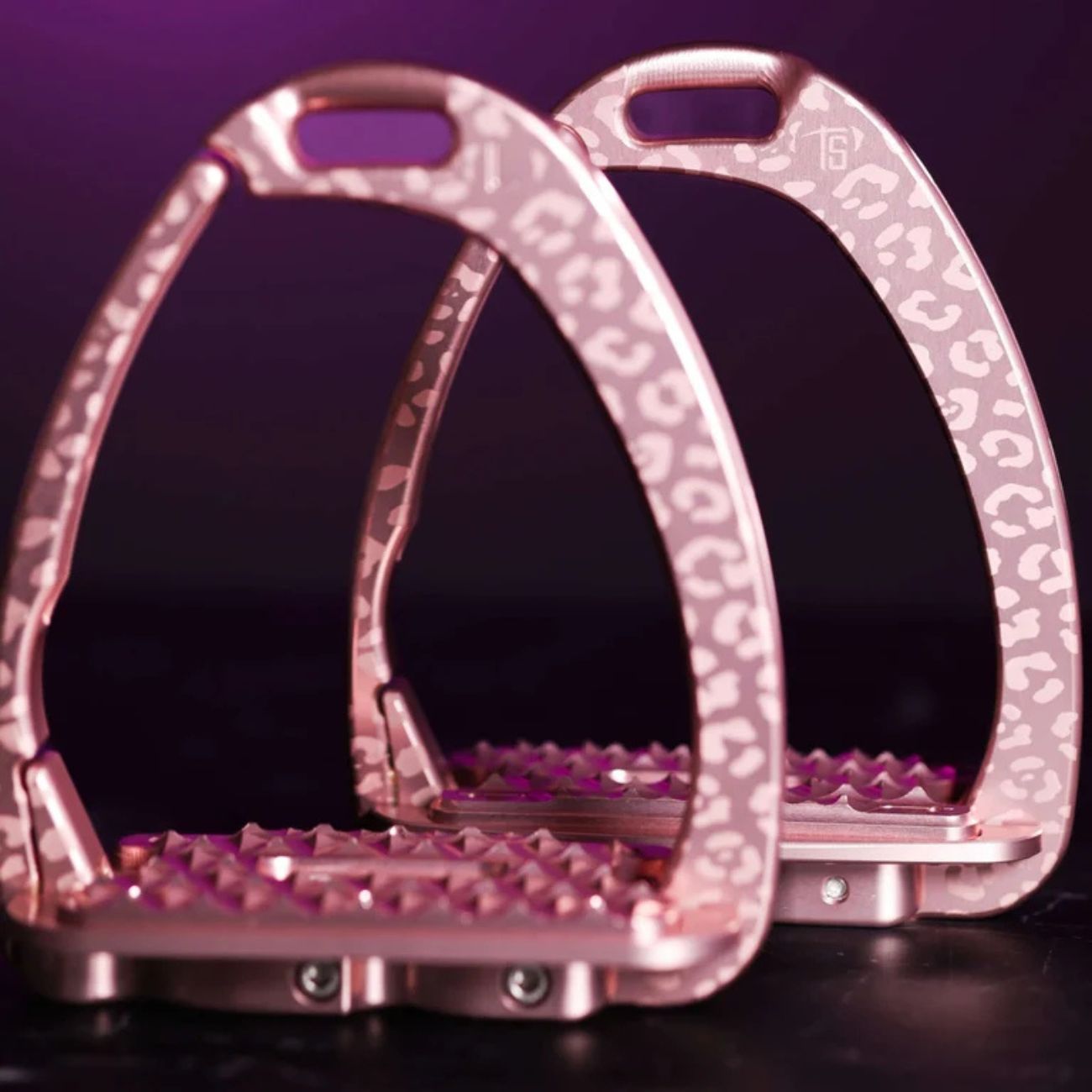 TECH STIRRUPS Venice Sloped Evo Leopard Oro Rosa TSVSELEORG LEOPARD ROSEGOLD 