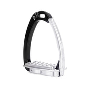 TECH STIRRUPS Staffe Di Sicurezza Venice Sloped EvoTech Stirrup Nero/Argento TSVSF BSILVER 