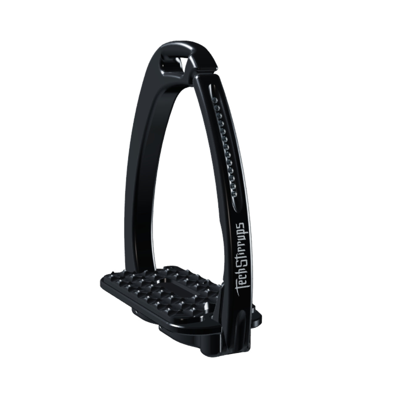 TECH STIRRUPS Venice Sloped Evo Nero Con Swarovski TSVSWSEBBLACK BLACK/BLACK-CRYS 
