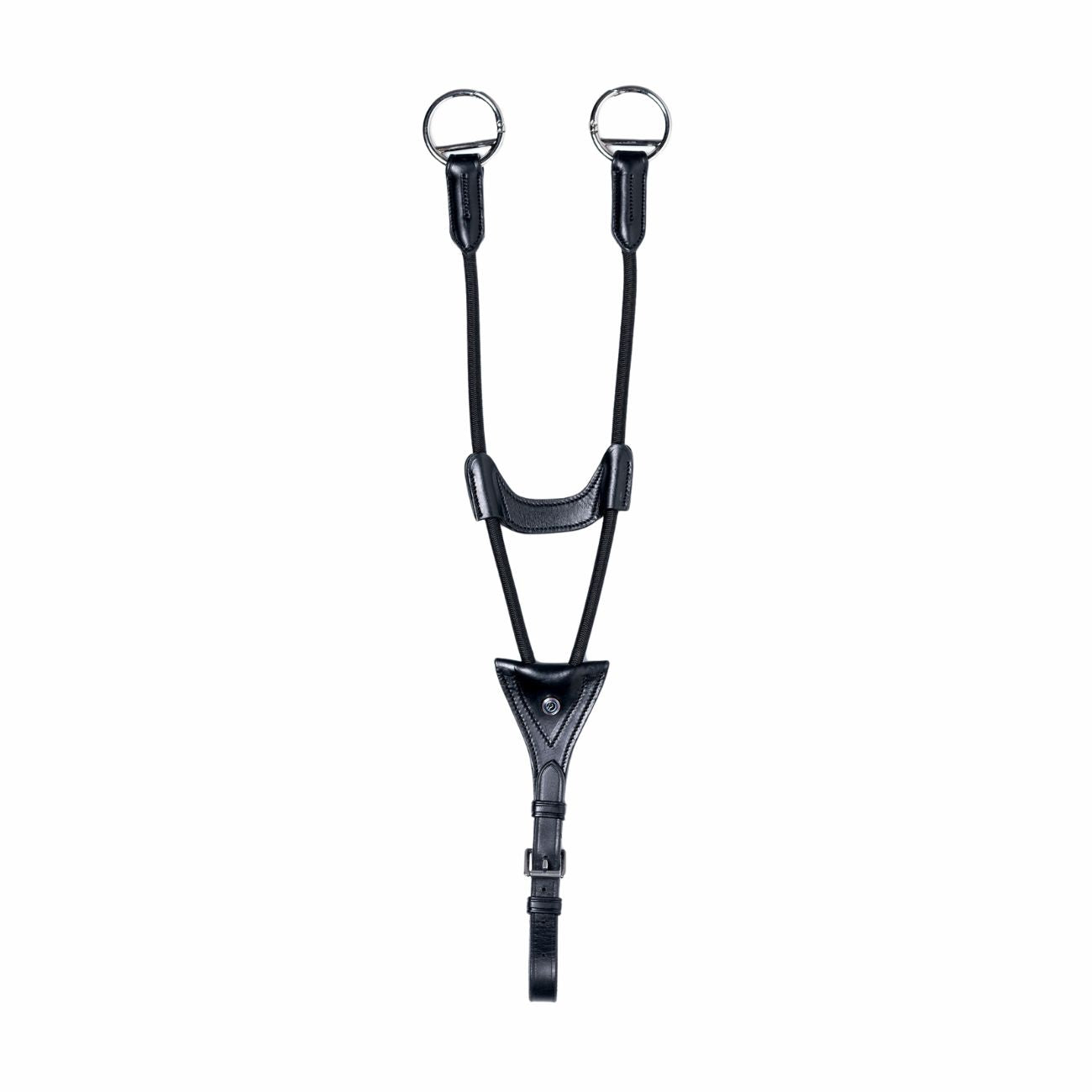 TRUST EQUESTRIAN Forchetta Per Martingala Elastic Trust Equestrian Nero/Argento E23901 BLACK/SILVER 