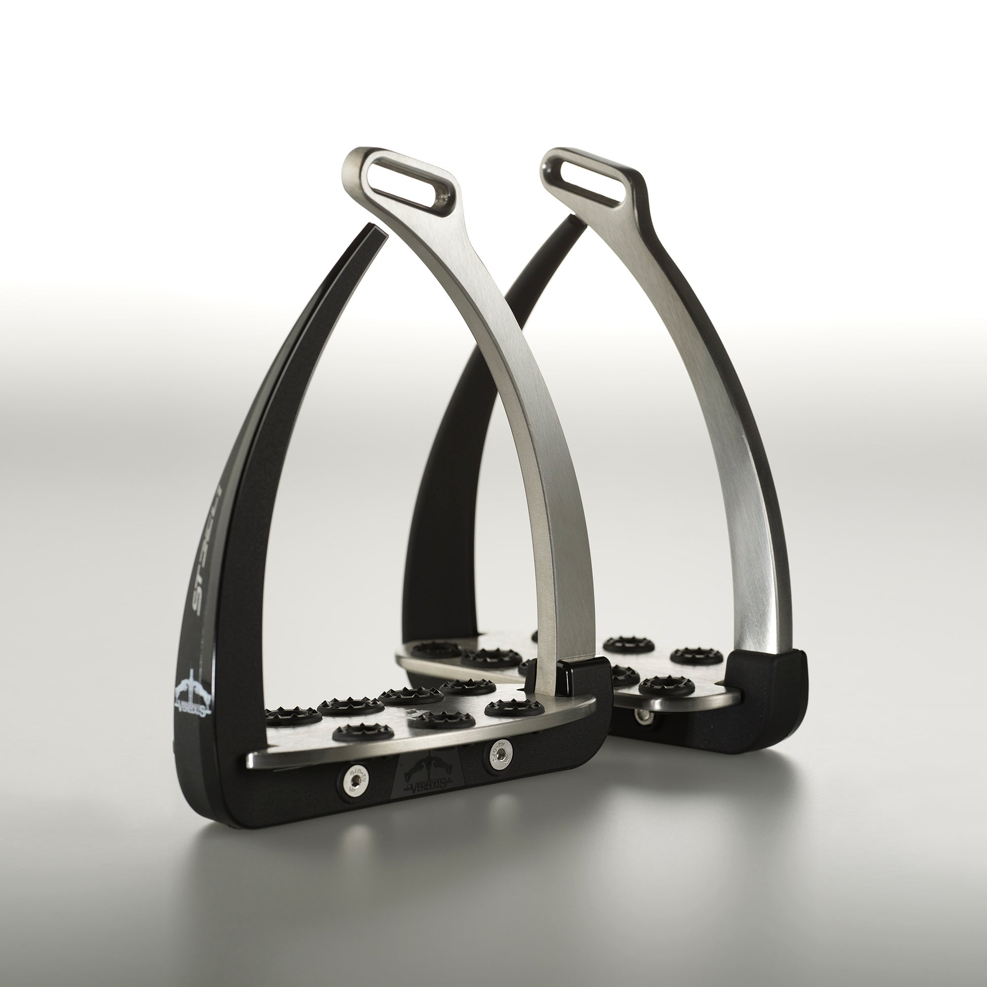 VEREDUS Vita Stirrup-Steel 1 Veredus Silver/Black VSS4 1SILVER/BLACK 