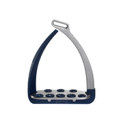 VEREDUS Vita Stirrup-Steel 1 Veredus Silver/Bluenavy VSS4 BN-SILVER/BLUENAVY 