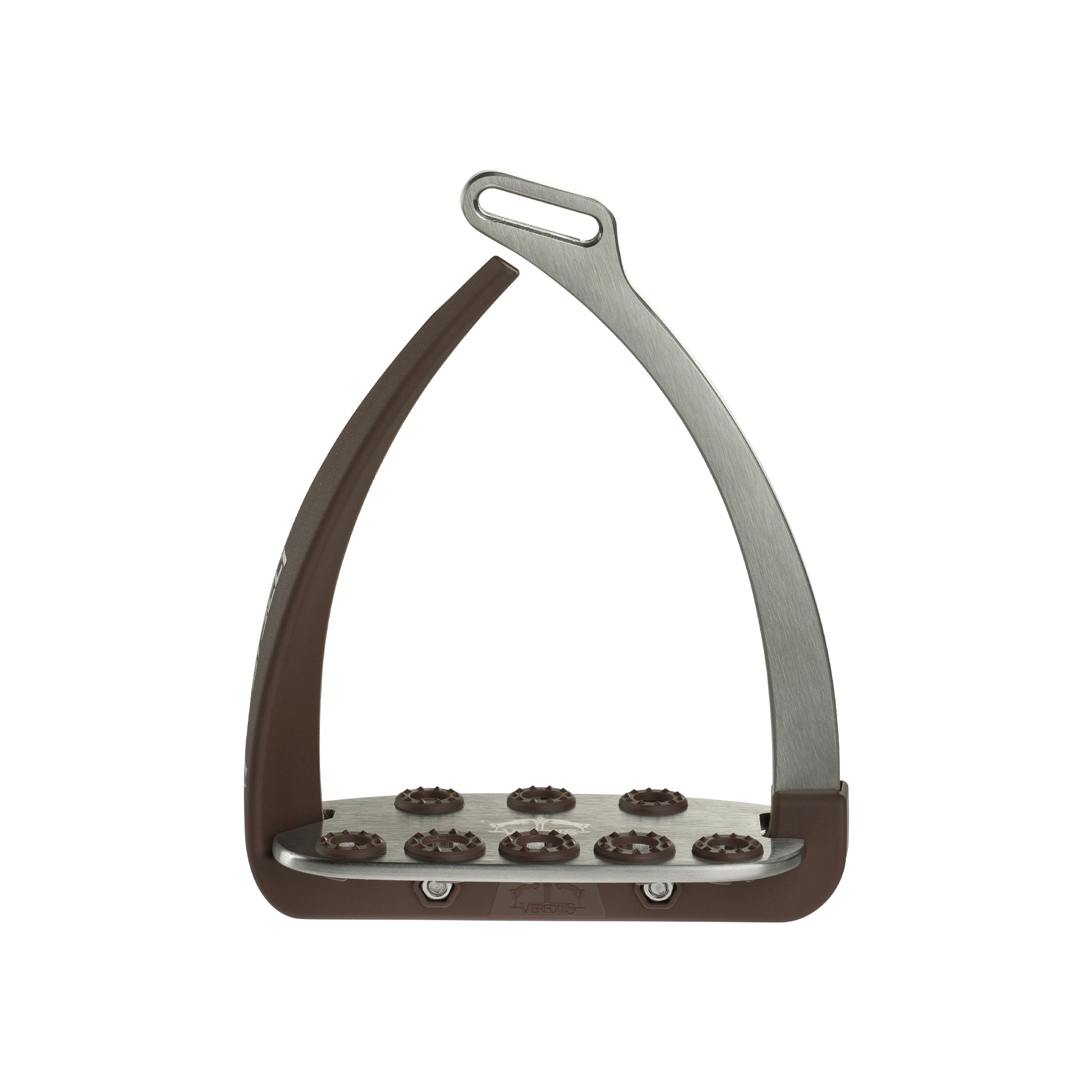 VEREDUS Vita Stirrup-Steel 1 Veredus Silver/Brown VSS4 BR-SILVER/BROWN 