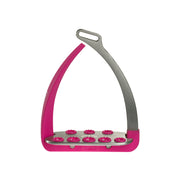 VEREDUS Vita Stirrup-Steel 1 Veredus Silver/Pink VSS4 P-SILVER/PINK 