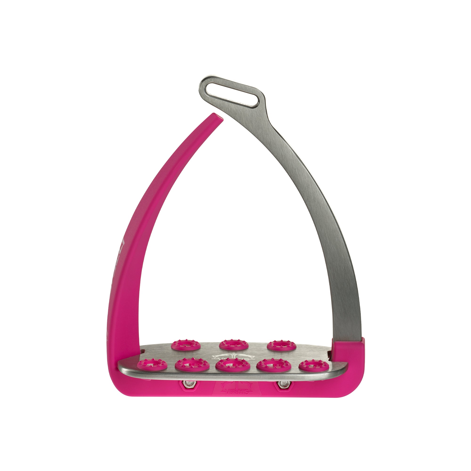 VEREDUS Vita Stirrup-Steel 1 Veredus Silver/Pink VSS4 P-SILVER/PINK 