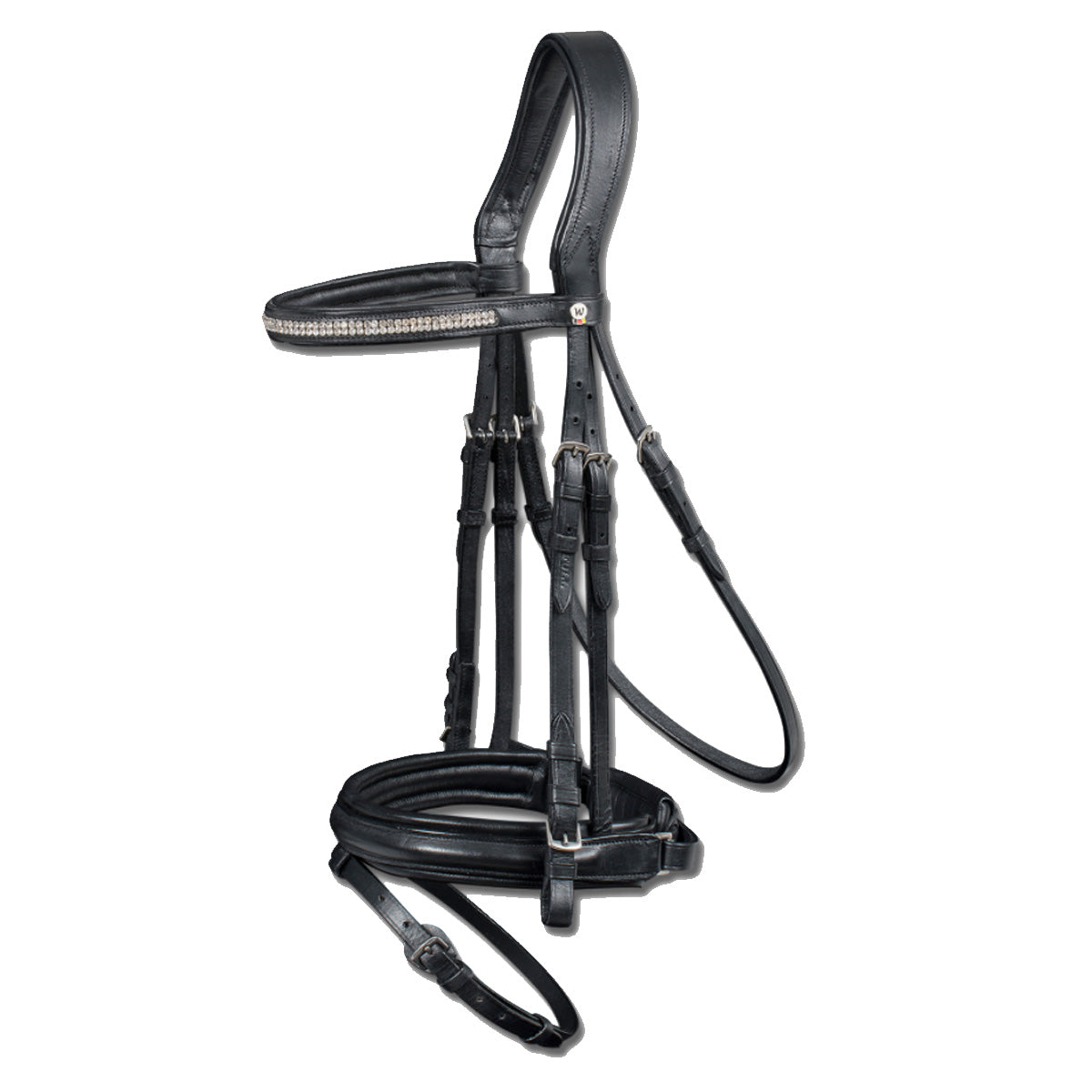WALDHAUSEN Waldhausen TESTIERA IN CUOIO X-LINE MOD.DARLINGTON Nero TESTIERE 09WL-95644 BLACK 