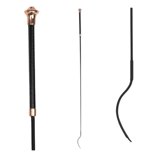 Waldhausen Frustino da Dressage Noblesse Nero Rose Oro — foto 1 di 2