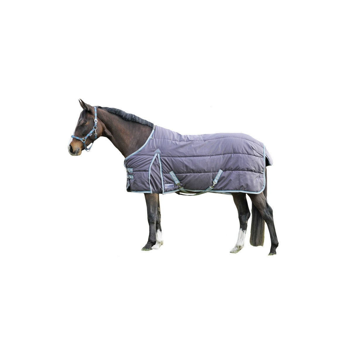 WALDHAUSEN Coperta Premium 300g Waldhausen Grigio 09WL80080 GREY/TURQ 