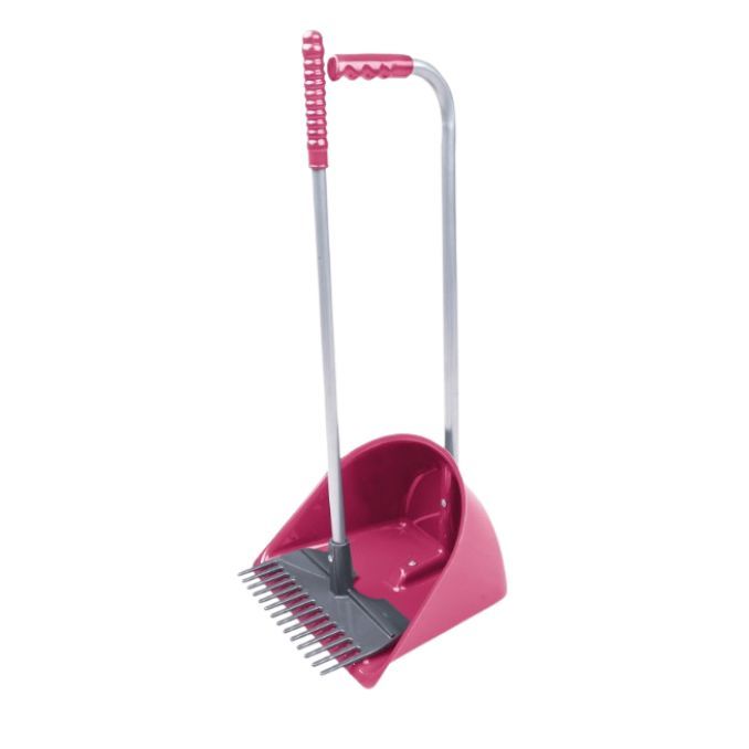 WALDHAUSEN Waldhausen MINI PALA CON RASTRELLO PER LETAME WALDHAUSEN Rosa PALLA DA SCUDERIA 1578131 PINK 