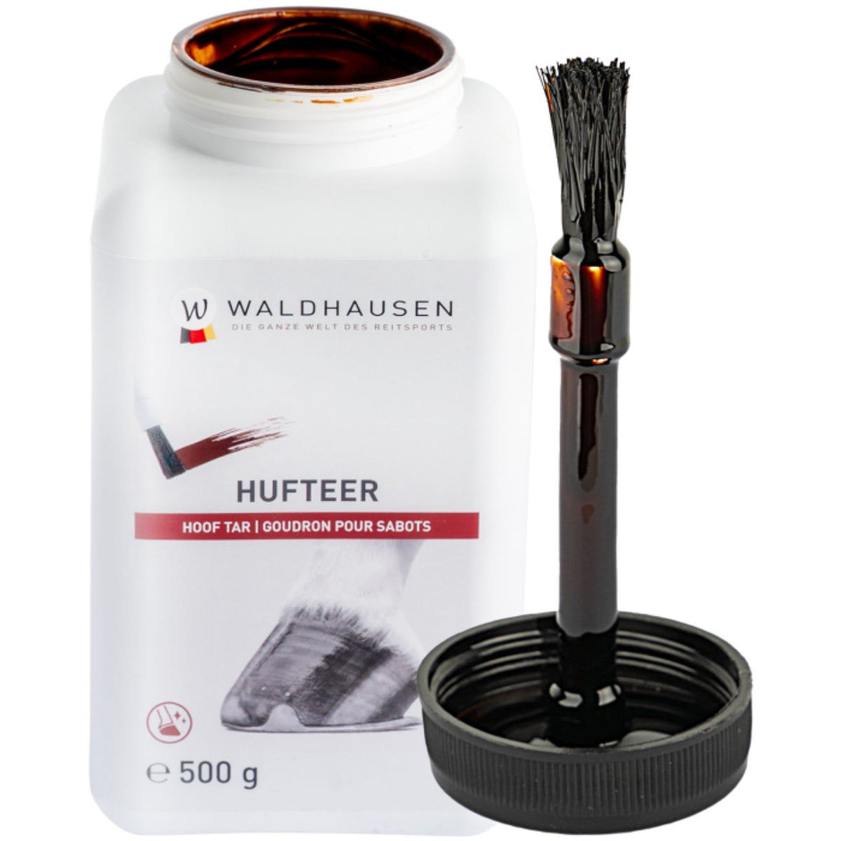 WALDHAUSEN Catrame Per Zoccoli Con Pennello 500 g 158300 NEUTRO 