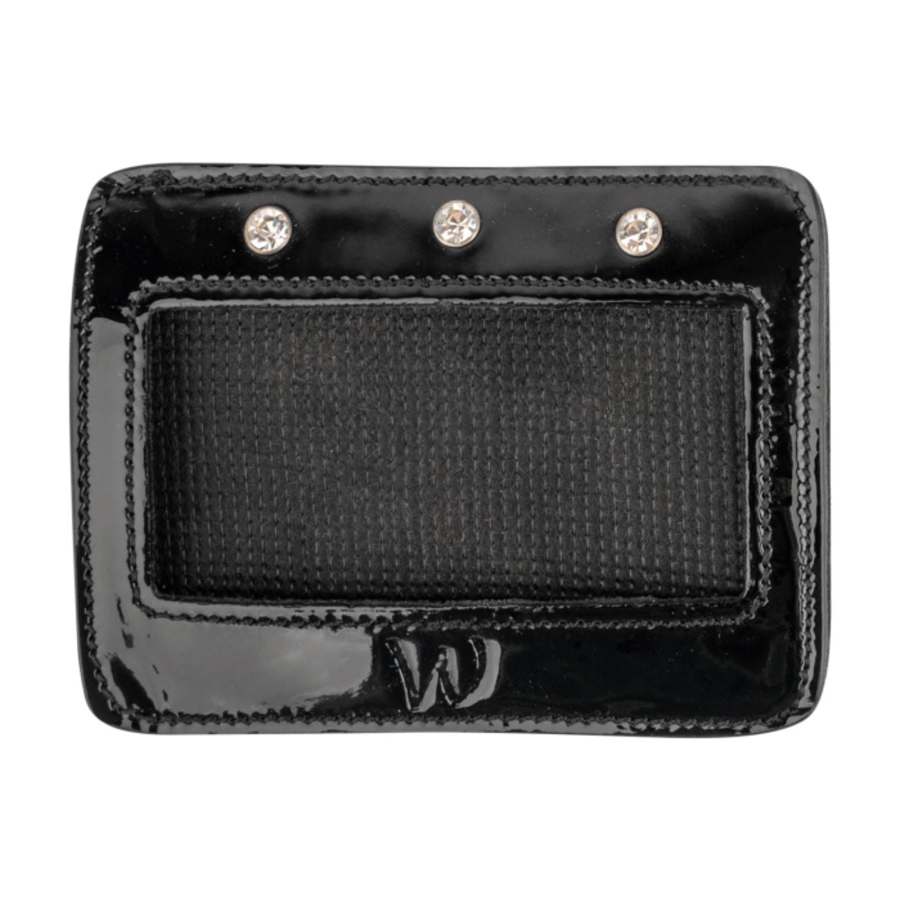 WALDHAUSEN Numero Di Testiera In Pelle Verniciata 22962 BLACK 