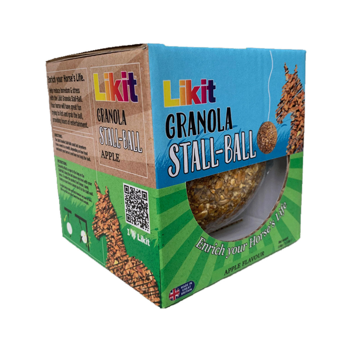 LIK IT LIK IT LIKIT GRANOLA STALL-BALL 1,6 KG WALDHAUSEN APPLE Integratori 15615 02APPLE 