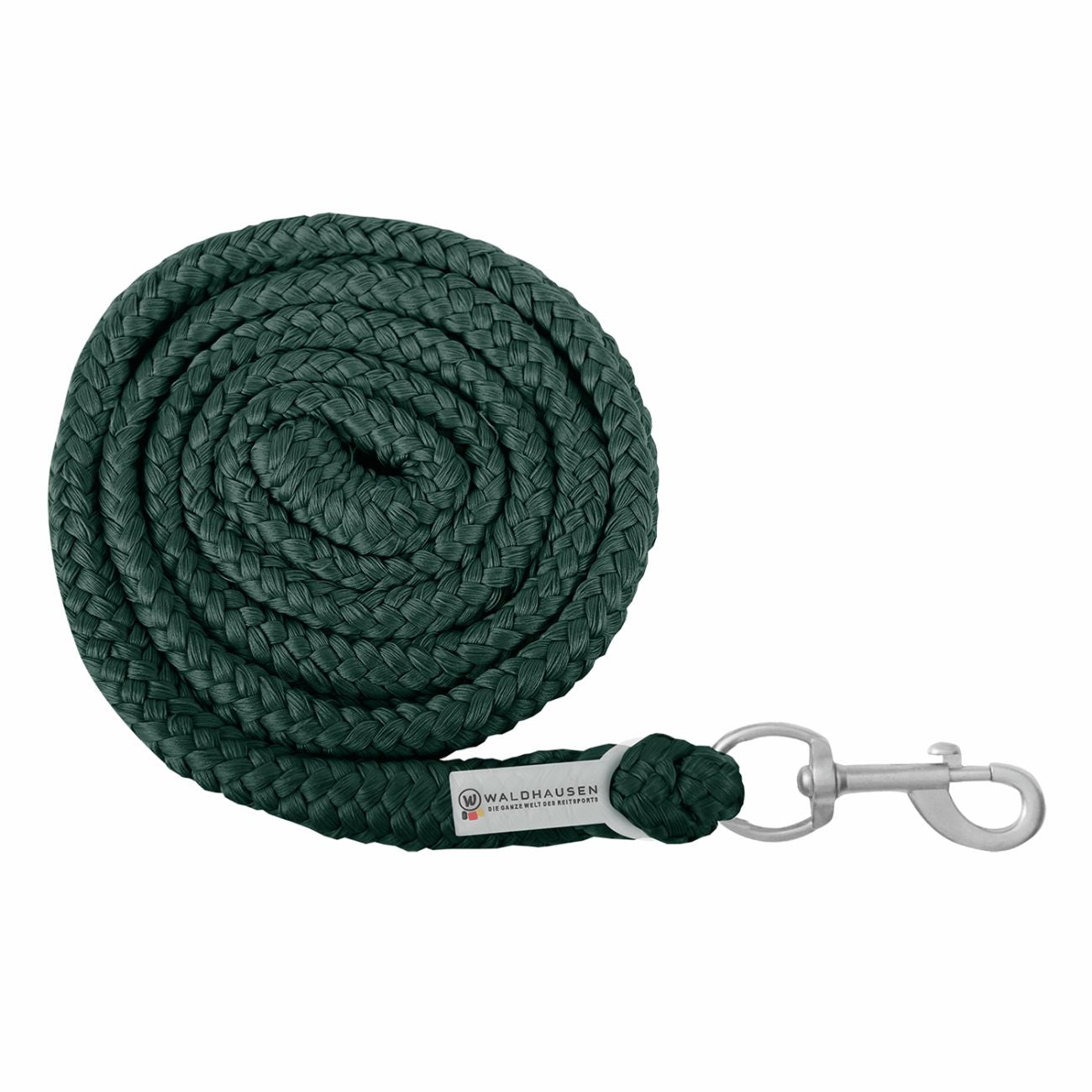 WALDHAUSEN Lunghina Intrecciata Con Moschettone Waldhausen Verde 50463 64FIRGREEN 