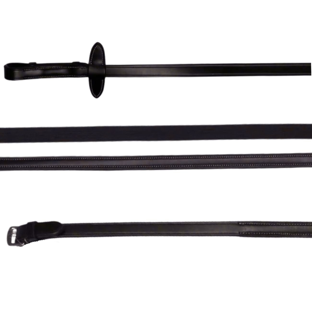 MASCHERONI SELLERIA Redini In Cuoio Con Grip In Gomma Mascheroni Nero 30MA-HGE-290922-08 BLACK 