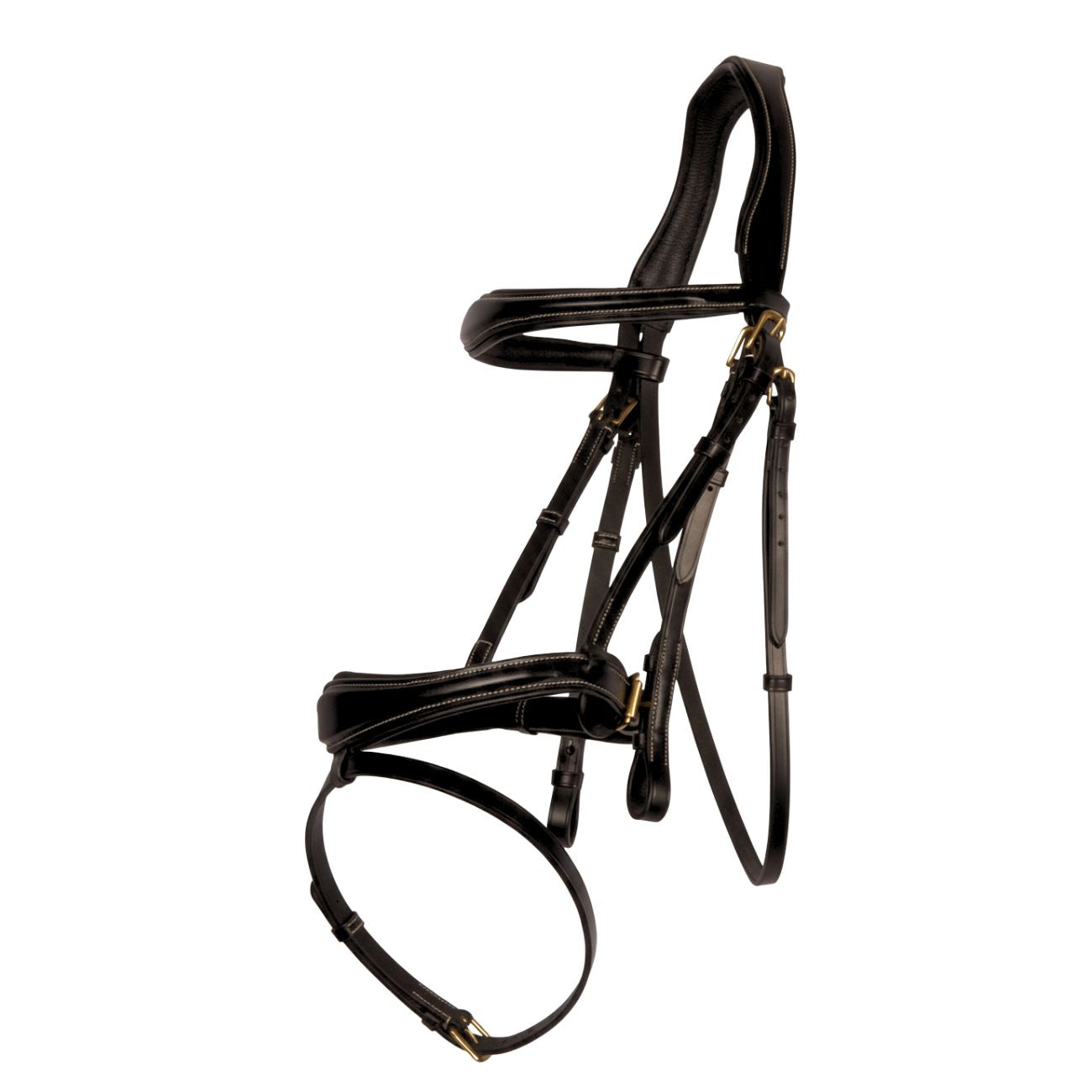 MASCHERONI SELLERIA Testiera Con Capezzino Anatomico Mascheroni Nero 30MA-HGE-ABWS BLACK 