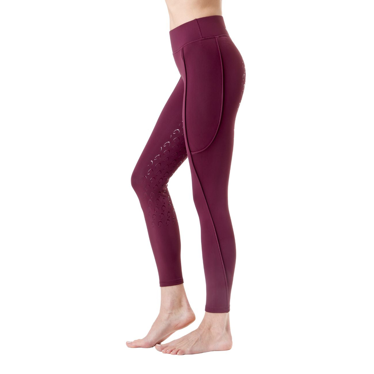 MASCHERONI SELLERIA Leggings Donna Full Grip Mascheroni Bordeaux 30MA-LEGGINGS BORDEAUX 
