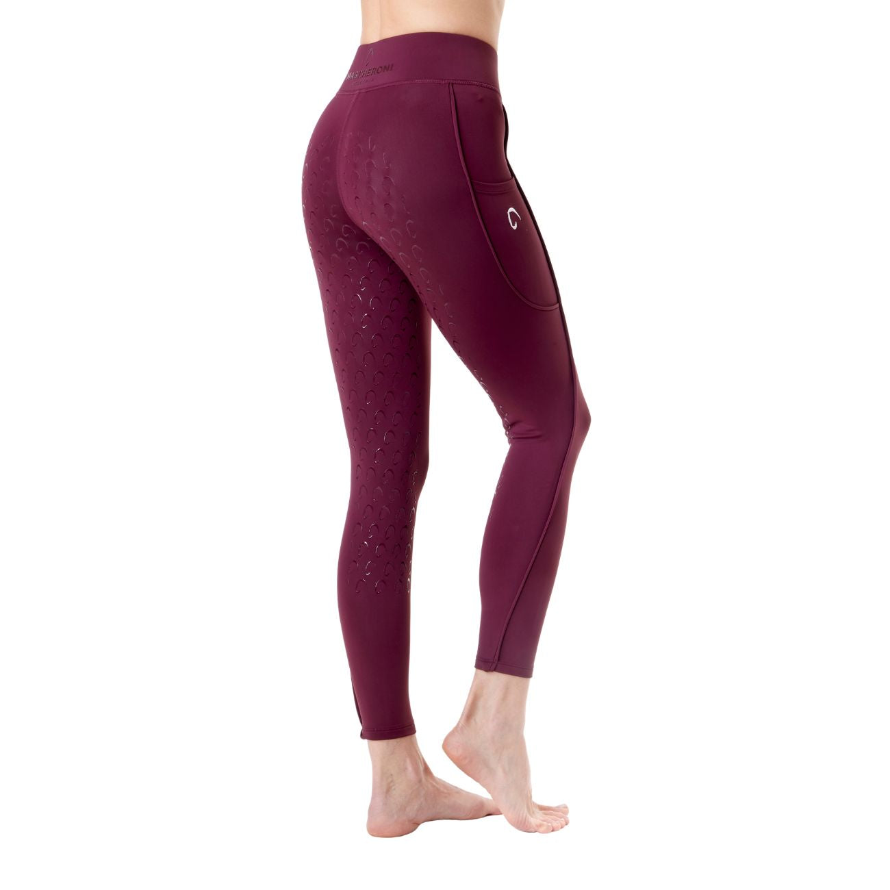 MASCHERONI SELLERIA Leggings Donna Full Grip Mascheroni Bordeaux 30MA-LEGGINGS BORDEAUX 