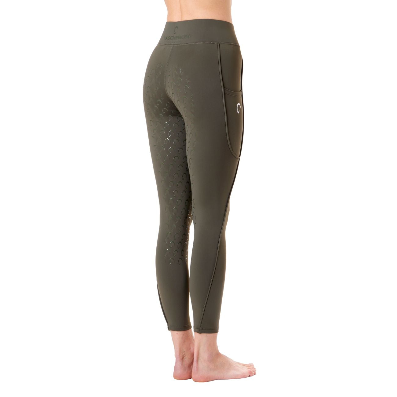 MASCHERONI SELLERIA Leggings Donna Full Grip Mascheroni Verde 30MA-LEGGINGS GREEN 