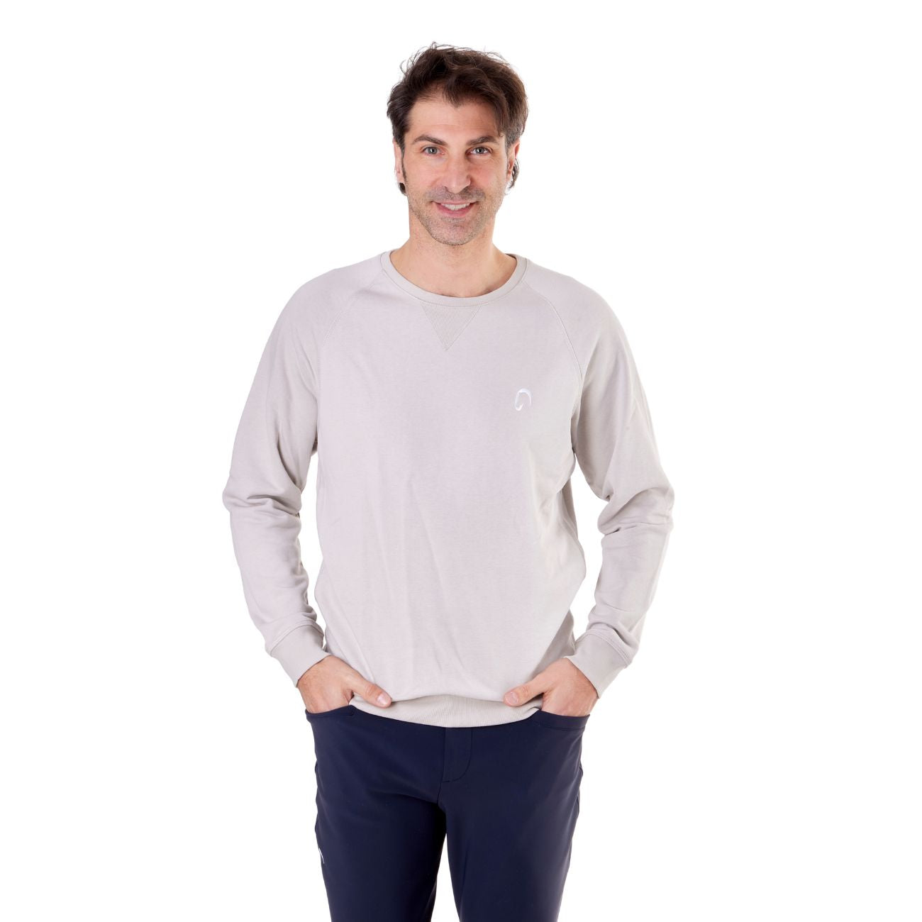 MASCHERONI SELLERIA Felpa Da Uomo Girocollo Mascheroni Beige MASCHERONI-K480 CLAY 