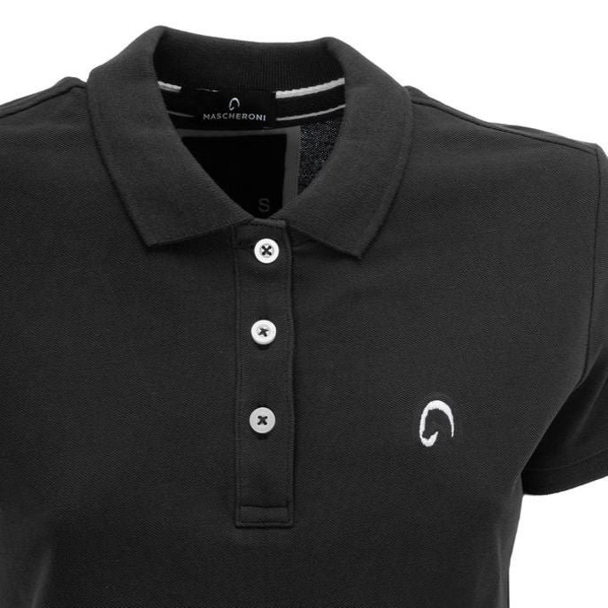 MASCHERONI SELLERIA Polo Vintage Da Donna Mascheroni Charcoal MASCHERONI-KV2207 CHARCOAL 