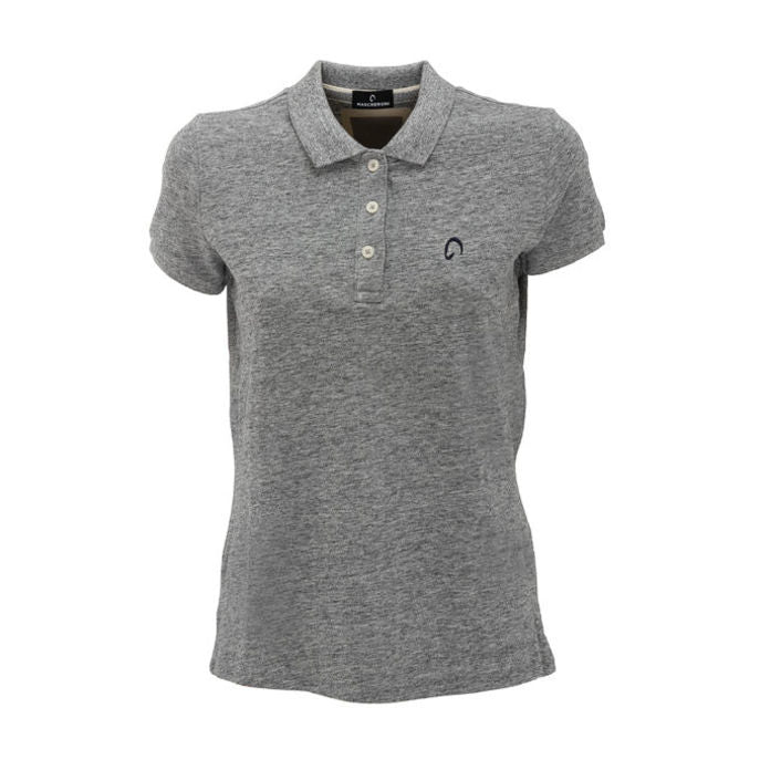 MASCHERONI SELLERIA Polo Vintage Da Donna Mascheroni Grigio MASCHERONI-KV2207 SLUB GREY 