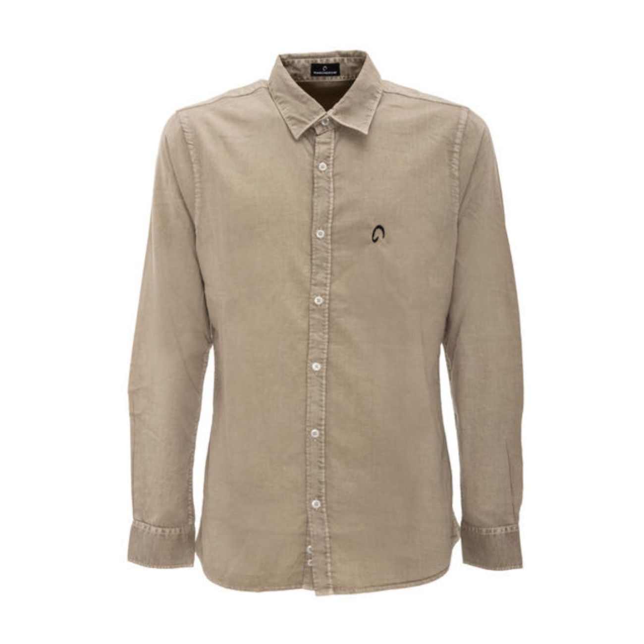 MASCHERONI SELLERIA Camicia Di Cotone Da Uomo Mascheroni Beige MASCHERONI-NS502 LINENSAND 