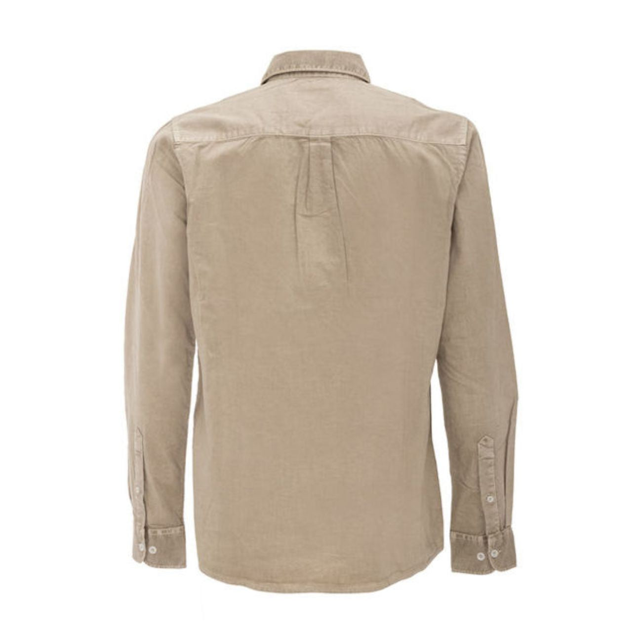 MASCHERONI SELLERIA Camicia Di Cotone Da Uomo Mascheroni Beige MASCHERONI-NS502 LINENSAND 