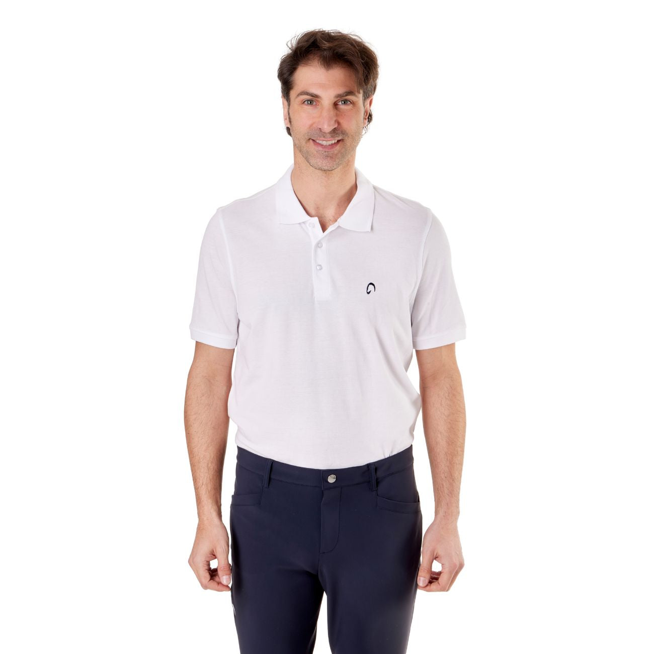 MASCHERONI SELLERIA Polo Uomo A Manica Corta Mascheroni Bianco MASCHERONI/HS254K BLUE WHITE 