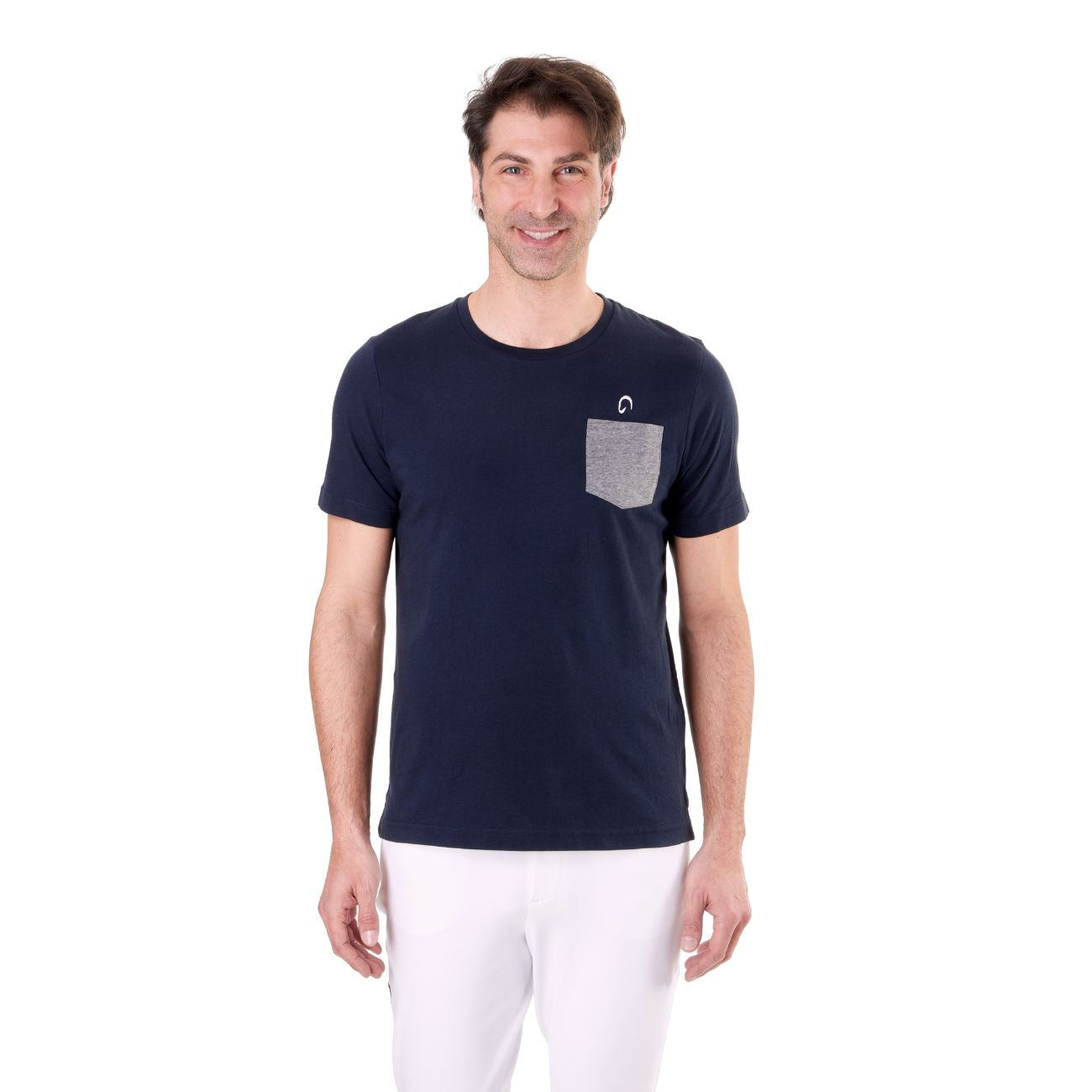 MASCHERONI SELLERIA T-Shirt Da Uomo A Manica Corta Con Tasca Mascheroni MASCHERONI/HS375K BLUE NAVY 