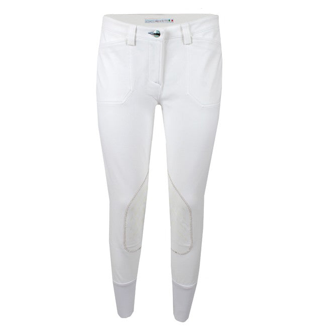ANIMO ANIMO Bianco Pantaloni Da Equitazione 09AMNAPOLI/10 BIANCO 