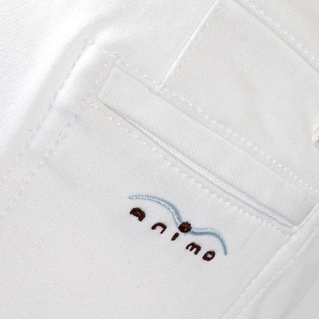 ANIMO ANIMO Bianco Pantaloni Da Equitazione 09AMNAPOLI/10 BIANCO 