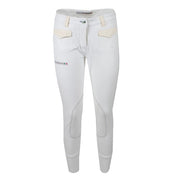 ANIMO ANIMO Bianco Pantaloni Da Equitazione 09AMNUMERO BIANCO 
