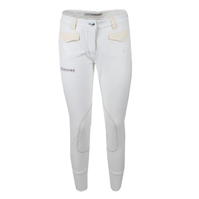 ANIMO ANIMO Bianco Pantaloni Da Equitazione 09AMNUMERO BIANCO 