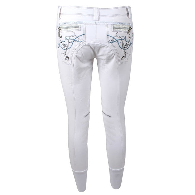 ANIMO ANIMO Nellaria Animo 02 Bianco Pantaloni Da Equitazione 11AMNELLARIA 02BIANCO. 