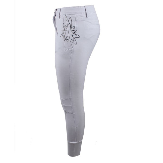ANIMO ANIMO Nelisa Animo 02 Bianco Pantaloni Da Equitazione 13AMNELISA 02BIANCO. 