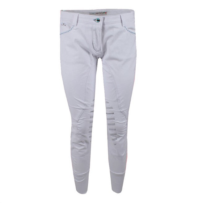 ANIMO ANIMO Nsofi Animo 02 Bianco Pantaloni Da Equitazione 13AMNSOFI 02BIANCO. 