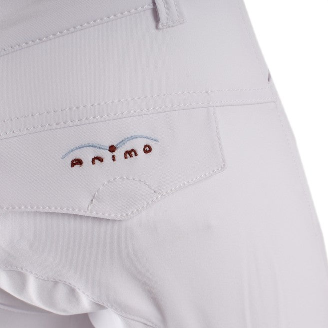 ANIMO ANIMO 02 Bianco Pantaloni Da Equitazione 14AMMILTON/14 02BIANCO. 