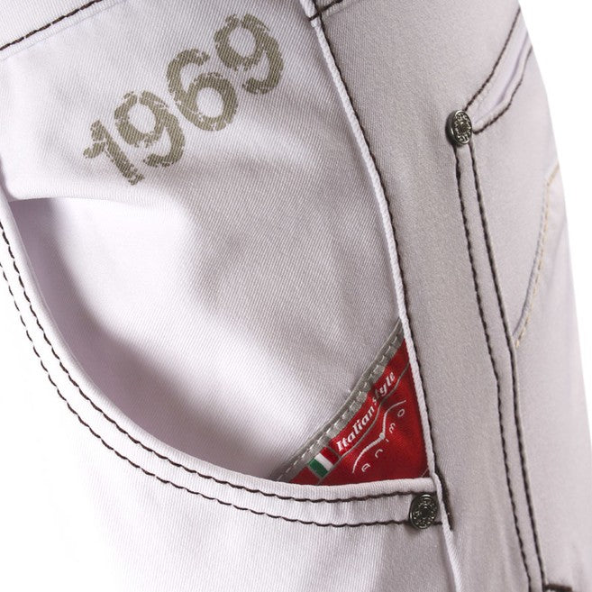 ANIMO ANIMO Bianco Pantaloni Da Equitazione 16AMMISTER 02BIANCO 