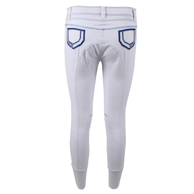 ANIMO ANIMO Bianco Pantaloni Da Equitazione 16AMNABABBO V1BIANCO 