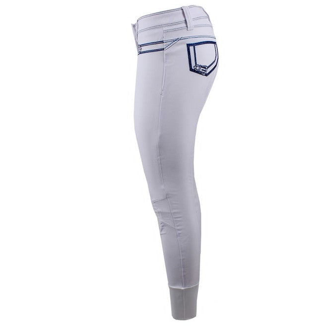 ANIMO ANIMO Bianco Pantaloni Da Equitazione 16AMNABABBO V1BIANCO 